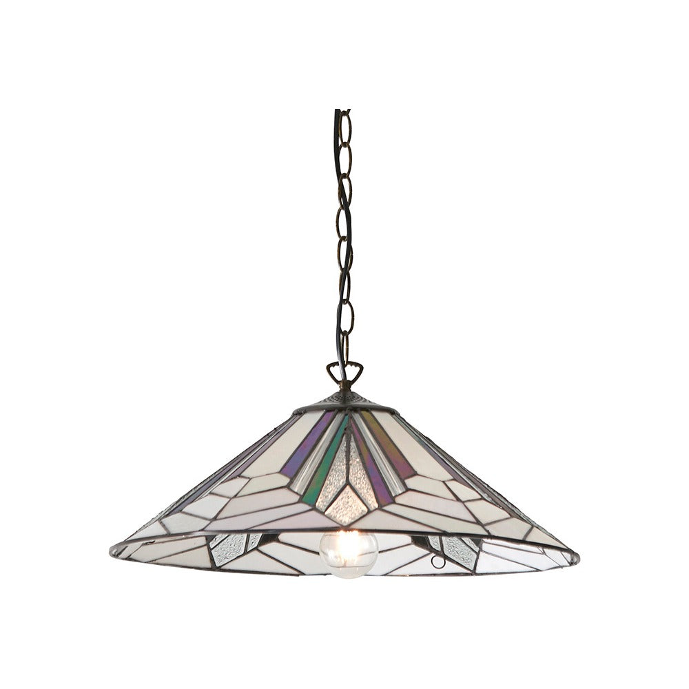 Larkbury Large Tiffany Pendant - Black