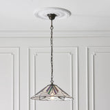 Larkbury Large Tiffany Pendant - Black