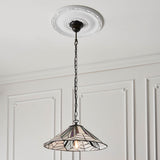 Larkbury Large Tiffany Pendant - Black