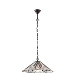 Larkbury Large Tiffany Pendant - Black