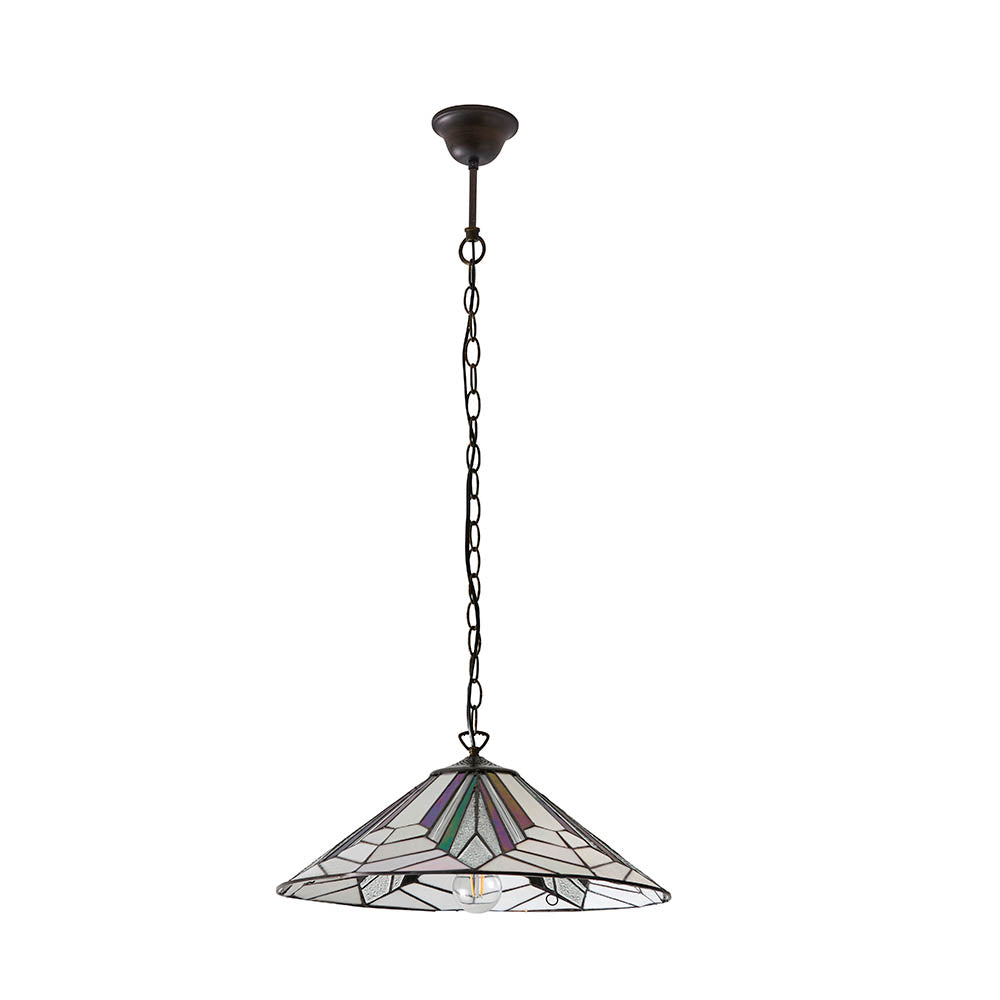 Larkbury Large Tiffany Pendant - Black