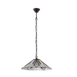 Larkbury Large Tiffany Pendant - Black