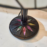 Larkbury Medium Tiffany Table Lamp - Black