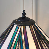 Larkbury Medium Tiffany Table Lamp - Black