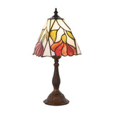 Amberhurst Mini Tiffany Table Lamp - Multicoloured