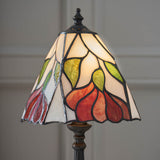 Amberhurst Mini Tiffany Table Lamp - Multicoloured