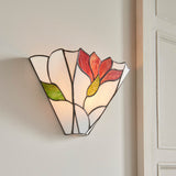 Amberhurst Tiffany Wall Light - Multicoloured