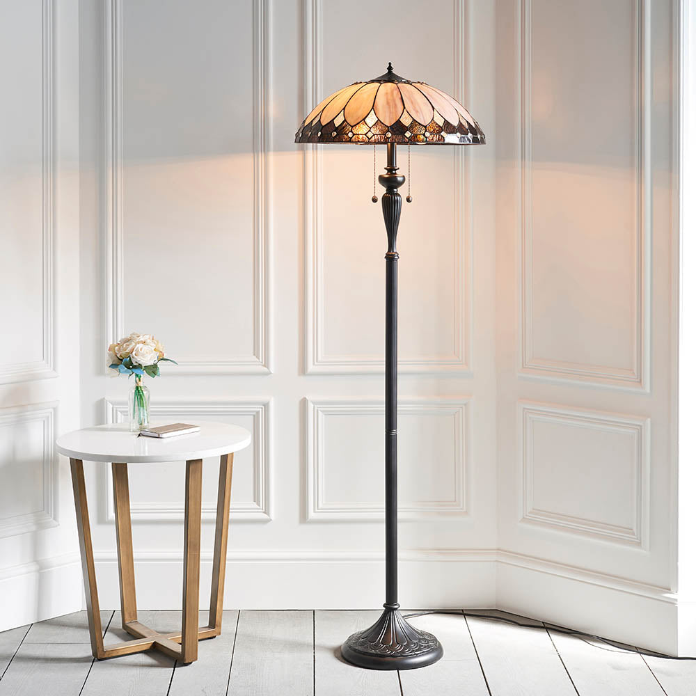 Marlgrove Tiffany Floor Lamp - Multicoloured