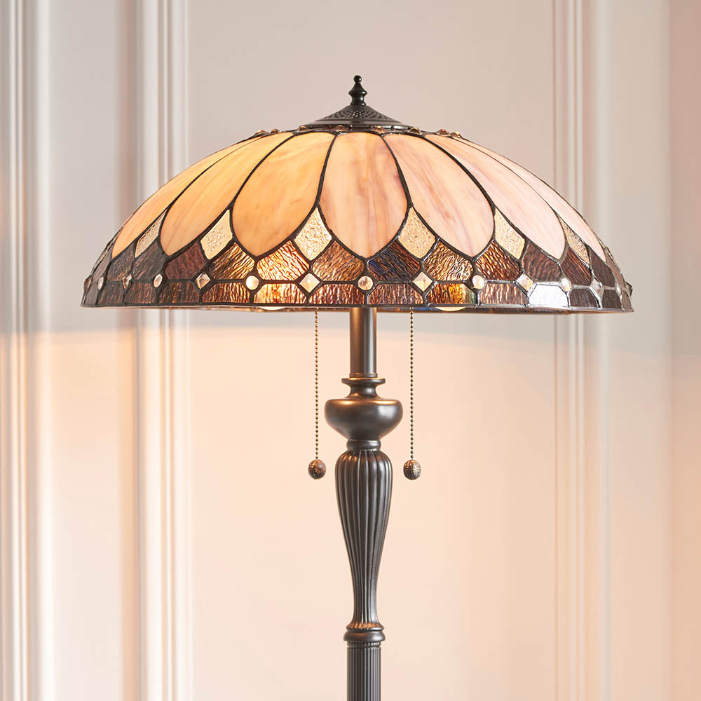 Marlgrove Tiffany Floor Lamp - Multicoloured