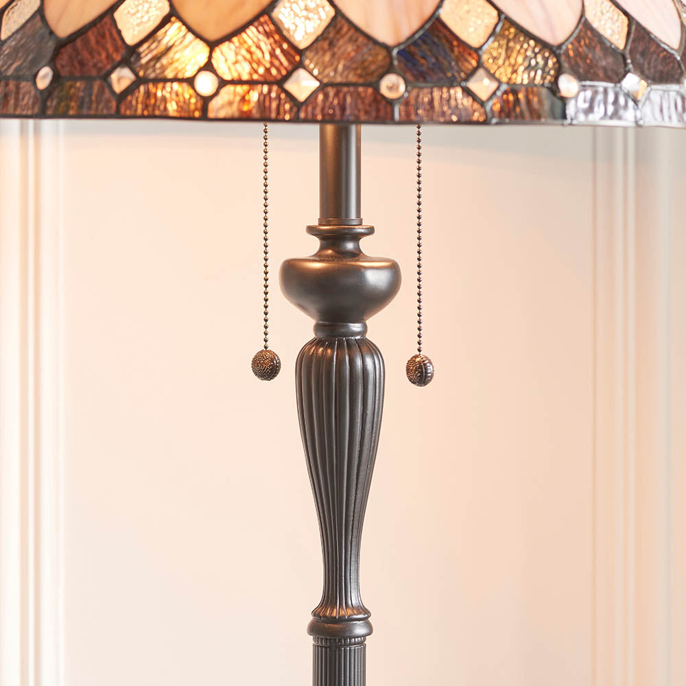Marlgrove Tiffany Floor Lamp - Multicoloured