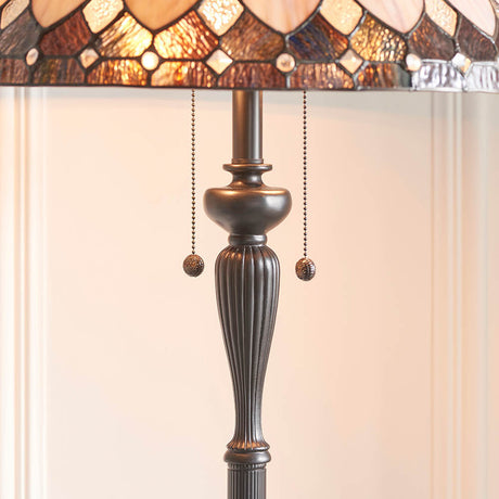 Marlgrove Tiffany Floor Lamp - Multicoloured
