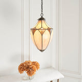 Marlgrove Medium Acorn Tiffany Pendant - Multicoloured