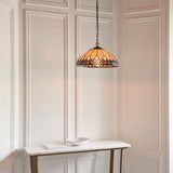 Marlgrove Medium Tiffany Pendant - Multicoloured