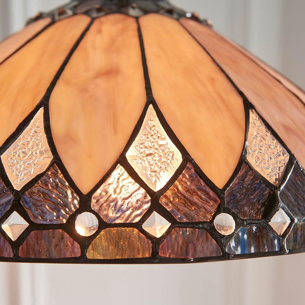 Marlgrove Medium Tiffany Pendant - Multicoloured