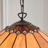Marlgrove Medium Tiffany Pendant - Multicoloured