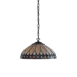 Marlgrove Medium Tiffany Pendant - Multicoloured