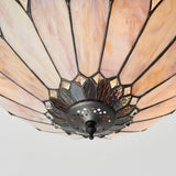 Marlgrove Medium 3 Light Tiffany Semi Flush - Multicoloured