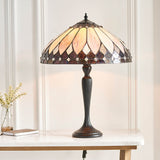 Marlgrove Medium Single Tiffany Table Lamp - Multicoloured