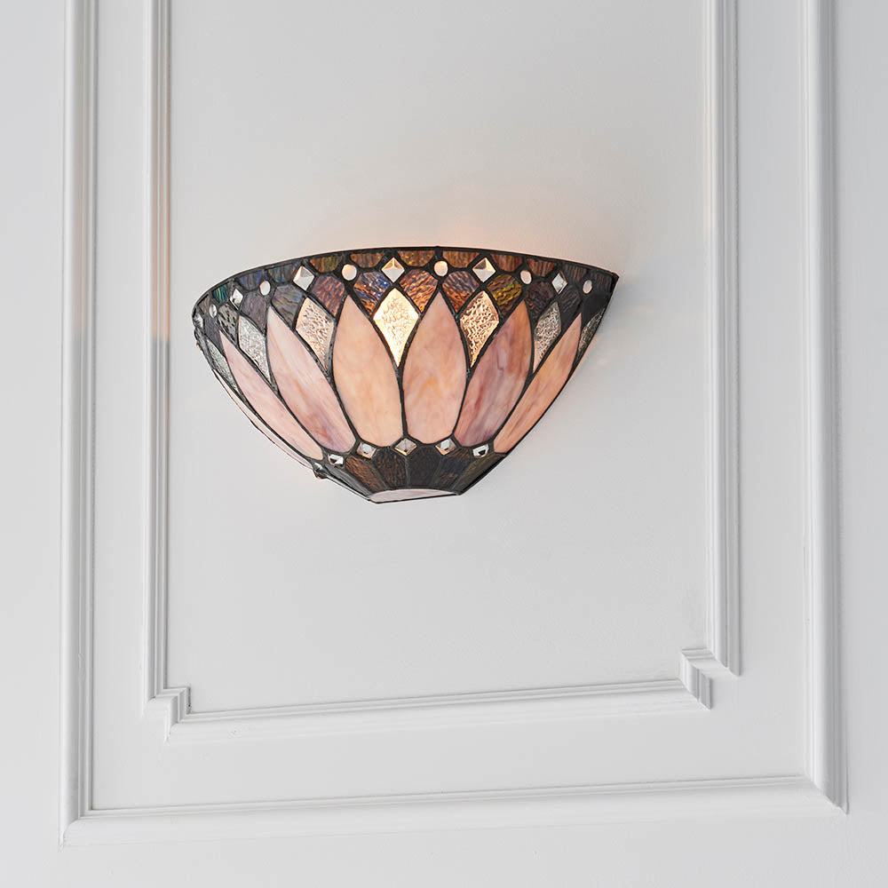Marlgrove Tiffany Wall Light - Multicoloured
