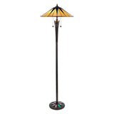 Wistcombe Tiffany Floor Lamp - Multicoloured