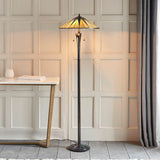 Wistcombe Tiffany Floor Lamp - Multicoloured