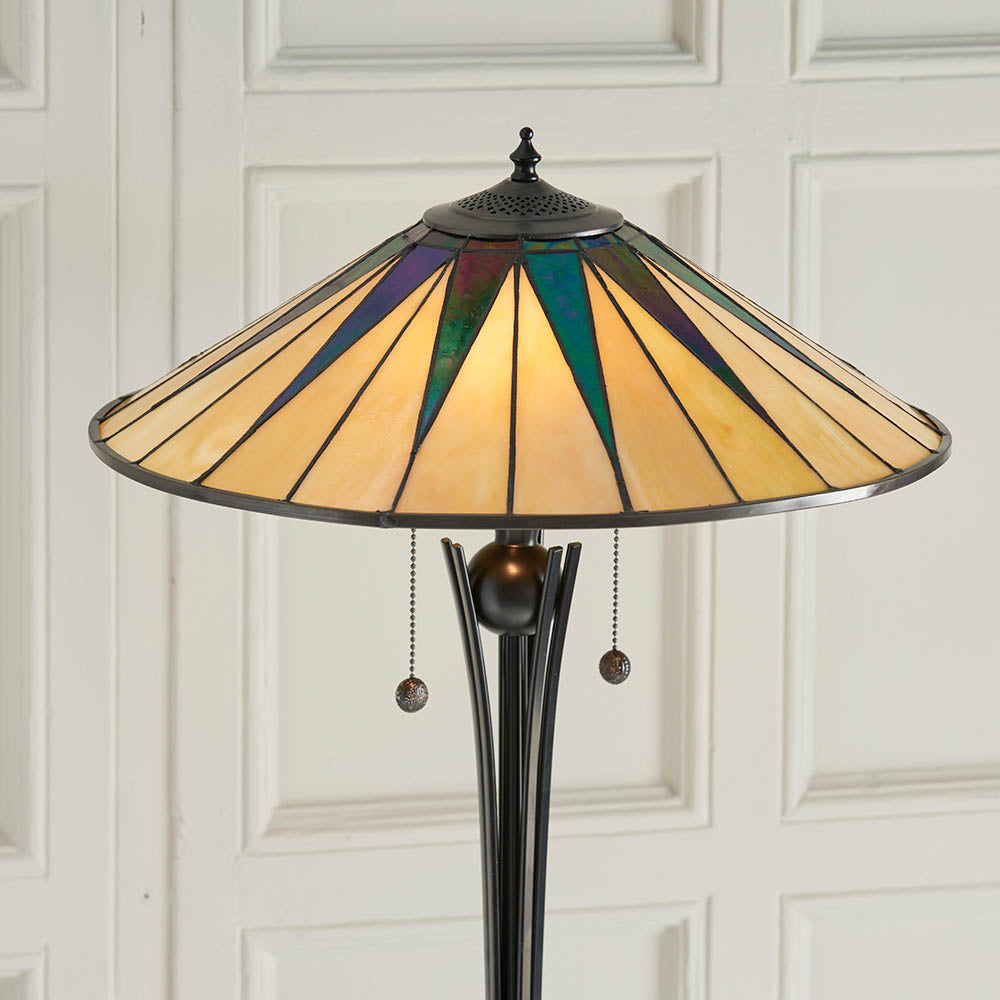 Wistcombe Tiffany Floor Lamp - Multicoloured