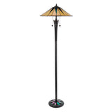 Wistcombe Tiffany Floor Lamp - Multicoloured