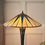 Wistcombe Large Tiffany Table Lamp - Multicoloured