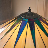 Wistcombe Large Tiffany Table Lamp - Multicoloured
