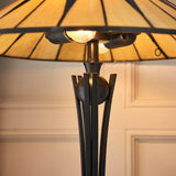Wistcombe Large Tiffany Table Lamp - Multicoloured