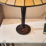 Wistcombe Large Tiffany Table Lamp - Multicoloured