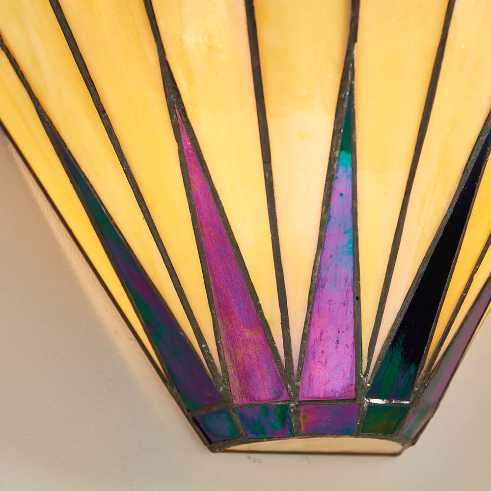 Wistcombe Tiffany Wall Light - Multicoloured