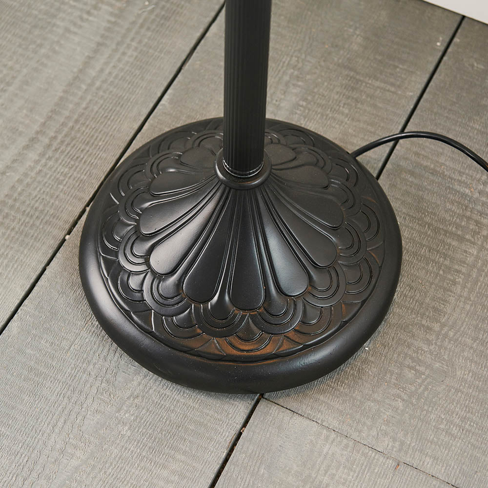Alderworth Tiffany Floor Lamp - Blue