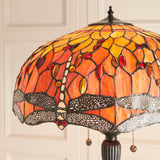 Alderworth Tiffany Floor Lamp - Flame