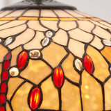 Alderworth Large 3 Light Tiffany Pendant - Beige