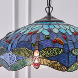 Alderworth Medium 3 Light Tiffany Pendant - Blue