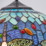 Alderworth Medium 3 Light Tiffany Pendant - Blue
