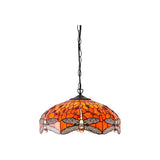Alderworth Medium 3 Light Tiffany Pendant - Flame