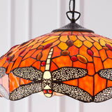 Alderworth Medium 3 Light Tiffany Pendant - Flame