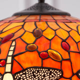 Alderworth Medium 3 Light Tiffany Pendant - Flame