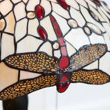 Alderworth Medium Tiffany Table Lamp - Beige