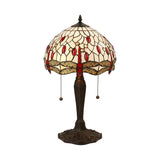 Alderworth Small Tiffany Table Lamp - Beige