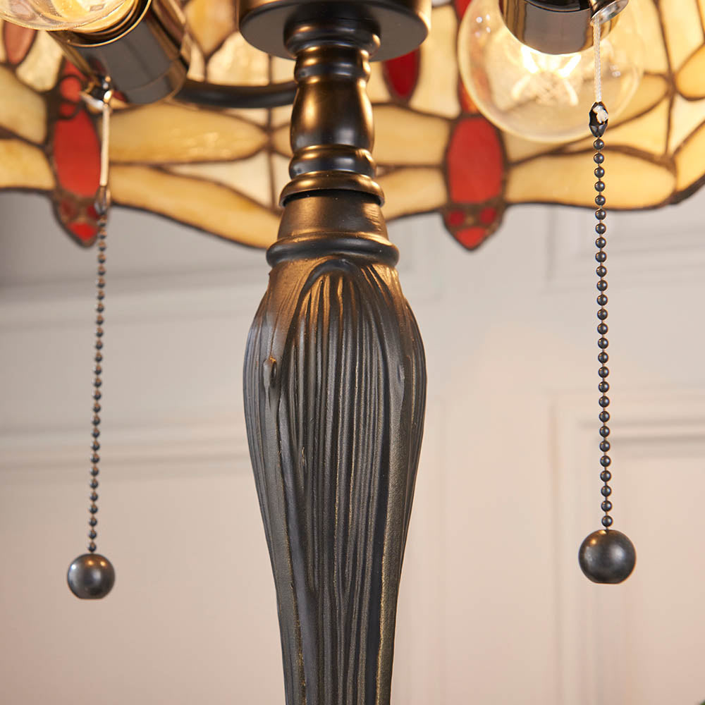 Alderworth Small Tiffany Table Lamp - Beige