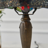 Alderworth Mini Tiffany Table Lamp - Blue