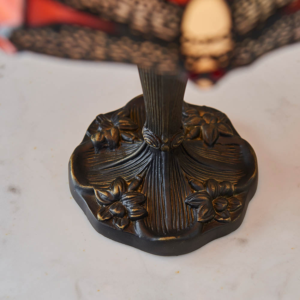 Alderworth Mini Tiffany Table Lamp - Flame