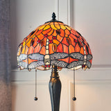 Alderworth Small Tiffany Table Lamp - Flame