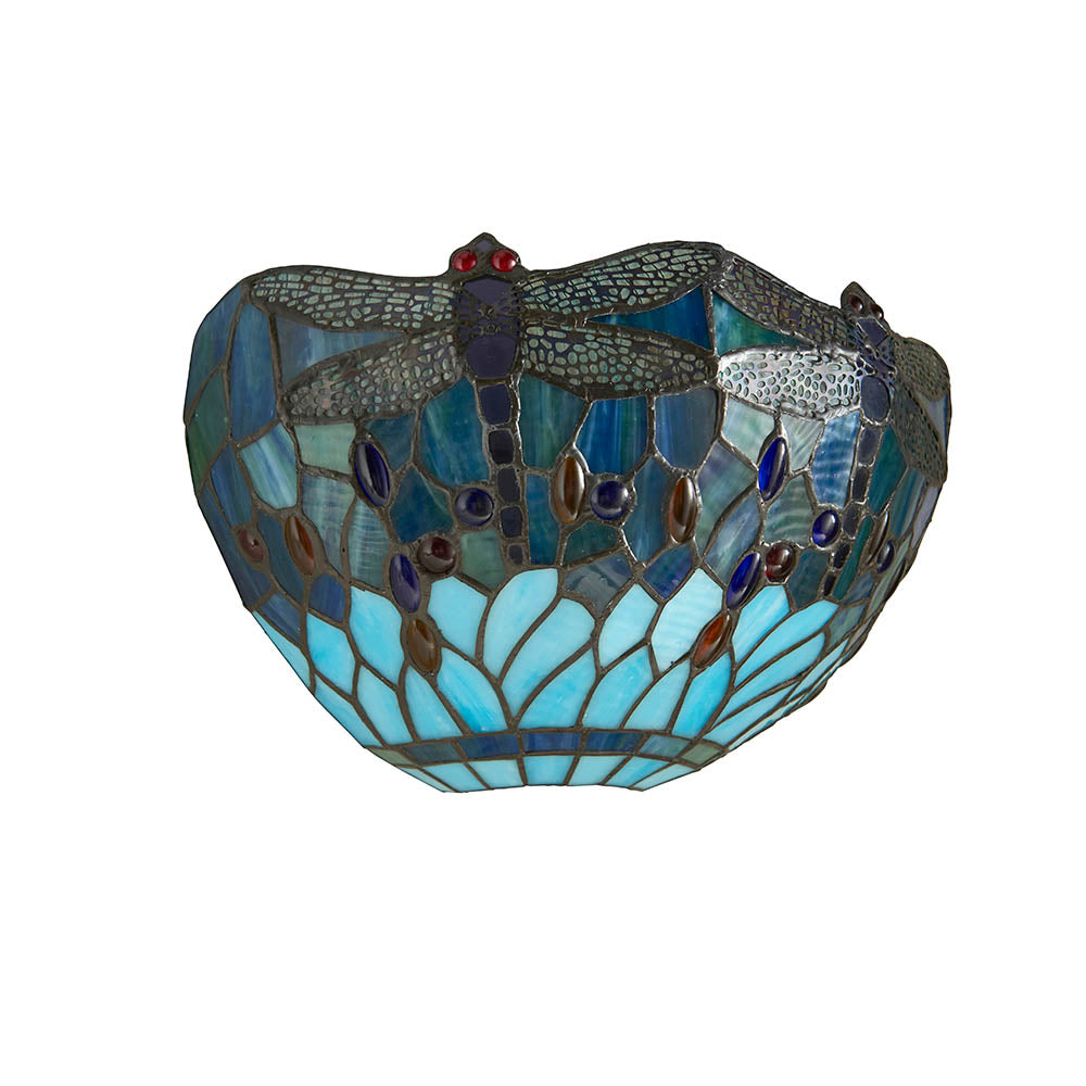 Alderworth Tiffany Wall Light - Blue