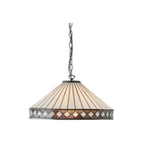 Brindleigh Large Single Tiffany Pendant - Multicoloured