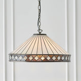 Brindleigh Large Single Tiffany Pendant - Multicoloured