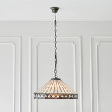 Brindleigh Large Single Tiffany Pendant - Multicoloured